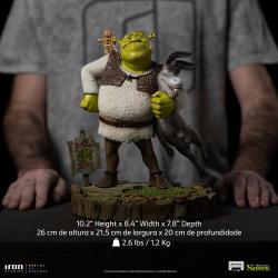 Shrek Estatua 1/10 Deluxe Art Scale Shrek, Donkey and The Gingerbread Man 26 cm Iron Studios 