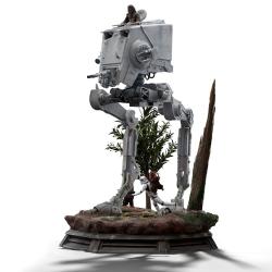 Star Wars Estatua 1/20 Demi Art Scale AT-ST and Chewbacca 53 cm  Iron Studios 