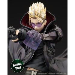 Trigun Stampede Estatua ARTFXJ PVC 1/8 Vash the Stampede The Gunman in Black Ver. 22 cm Kotobukiya