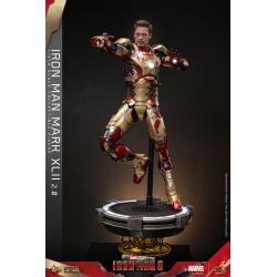 Iron Man 3 Figura Movie Masterpiece Diecast 1/6 Iron Man Mark XLII (2.0) 32 cm HOT TOYS