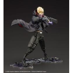 Trigun Stampede Estatua ARTFXJ PVC 1/8 Vash the Stampede The Gunman in Black Ver. 22 cm Kotobukiya