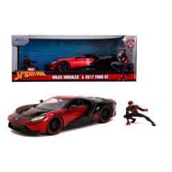 SpiderMan Vehículo 1/24 2017 Ford GT Miles Morales JADA