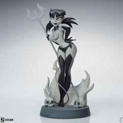 Original Artist Series Estatua Devil Girl (Black and White Variant) 30 cm Sideshow Collectibles