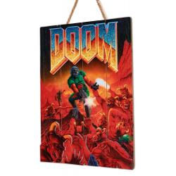 Doom Póster de madera WoodArts 3D Classic 30 x 40 cm
