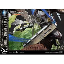 Attack on Titan Estatua Ultimate Premium Masterline Series 1/4 Levi Versus Beast Titan 73 cm Prime 1 Studio 