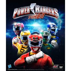 Power Rangers Turbo Pack de 5 Figuras FigZero 1/6 Turbo Power Rangers 30 cm ThreeZero