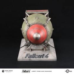 Fallout 4 PVC Statue Liberty Prime Nuke Bomb Bookends 17 cm