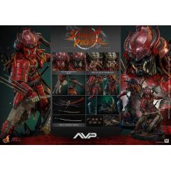 Alien vs. Predator Figura Artist Collection 1/6 Akaoni Samurai Predator 35 cm Hot Toys