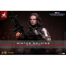 Hot Toys MMS790AE Captain America: The Winter Soldier Collectible Figurine 1/6 Winter Soldier (Artisan Edition) Exclusive 31cm