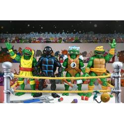 Tortugas Ninja (Archie Comics) Figuras Paquete de 4 Stump Wrestling Turtles 18 cm NECA