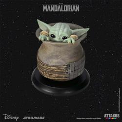 Star Wars: The Mandalorian Classic Collection Estatua 1/5 Grogu in the Jar 9 cm Attakus