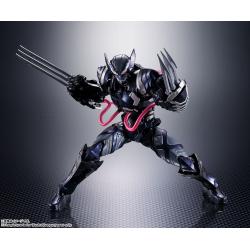 Tech-On Avengers Figura S.H. Figuarts Venom Symbiote Wolverine 16 cm LOBEZNO  Bandai Tamashii Nations