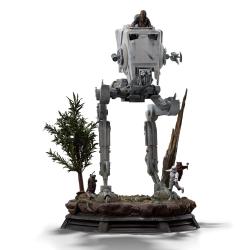 Star Wars Estatua 1/20 Demi Art Scale AT-ST and Chewbacca 53 cm  Iron Studios 