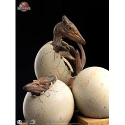  Parque Jurasico III ECC Elite Creature Line Estatua Hatching Pterosaur 16 cm Elite Creature Collectibles