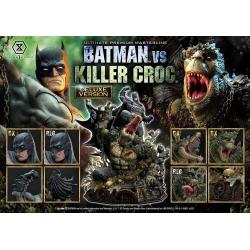 Batman Estatua Ultimate Premium Masterline Series Batman Versus Killer Croc Deluxe Version 71 cm  Prime 1 Studio