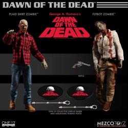 Dawn Of The Dead Pack de 2 Figuras 1/12 Flyboy & Plaid Shirt Zombie 17 cm