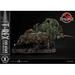 Jurassic World: The Lost World Statue 1/15 T-Rex Cliff Attack 53 cm