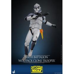 Star Wars The Clone Wars Figura 1/6 104th Battalion Wolfpack Clone Trooper 30 cm Hot Toys 