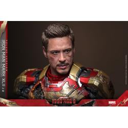 Iron Man 3 Figura Movie Masterpiece Diecast 1/6 Iron Man Mark XLII (2.0) Deluxe 32 cm HOT TOYS