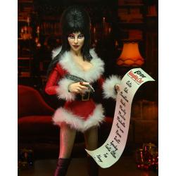 Elvira, Mistress of the Dark Figura Clothed Very Scary Xmas Elvira 20 cm neca