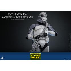 Star Wars The Clone Wars Figura 1/6 104th Battalion Wolfpack Clone Trooper 30 cm Hot Toys 