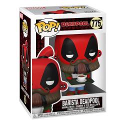Marvel Deadpool 30th Anniversary POP! Vinyl Figure Coffee Barista Deadpool 9 cm