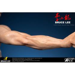 Bruce Lee Estatua de resina  con patada voladora 32CM star ace