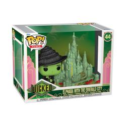 Wicked POP! Town Vinyl Figura Elphaba with the Emerald City 9 cm  EL MAGO DE OZ  FUNKO