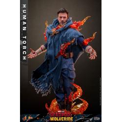 Deadpool & Lobezno Movie Masterpiece Figura 1/6 Human Torch 31 cm  Hot Toys 