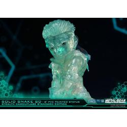 Metal Gear Solid Estatua PVC SD Solid Snake Stealth Camouflage Ver. 20 cm