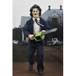 La Matanza de Texas Figura Clothed Leatherface (Pretty Woman Mask) 50 Aniversario 20 cm NECA