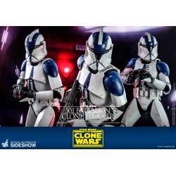 501st Battalion Clone Trooper (Deluxe) Sixth Scale Figure by Hot Toys Sixth Scale Figure by Hot Toys The Clone Wars - Television Masterpiece Series