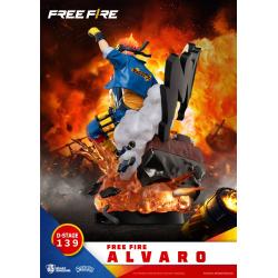 Free Fire Estatua Diorama Stage Alvaro 15 cm Beast Kingdom Toys