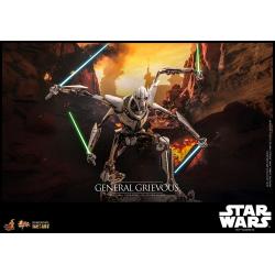 Star Wars Figura Movie Masterpiece Diecast 1/6 General Grievous 42 cm HOT TOYS