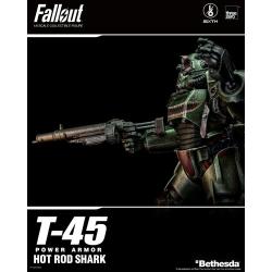 Fallout Figura FigZero 1/6 T-45 Hot Rod Shark Power Armor 37 cm ThreeZero