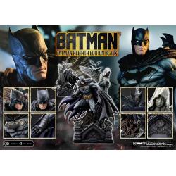 Batman Estatua Ultimate Premium Masterline Series 1/4 Batman Rebirth Edition Black Deluxe Version 71 cm