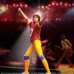 Rolling Stones Estatua Rock Iconz Mick Jagger US Tour 1981 (Burgundy Jersey) 22 cm Knucklebonz