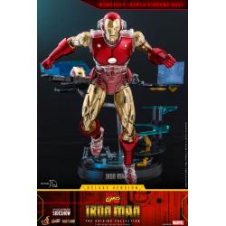 Iron Man (Deluxe) Sixth Scale Figure by Hot Toys The Origins Collection - Comics Masterpiece Series Diecast