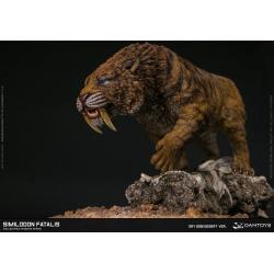 Paleontology World Museum Collection Series Estatua Similodon Fatalis Dry Gobi Desert Ver. 28 cm