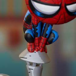 Marvel Animated Estatua SpiderMan on Chimney 15 cm DIAMOND SELECT