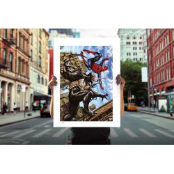 Marvel Litografia Spider-Man vs Venom 46 x 61 cm - sin marco Sideshow Collectibles 