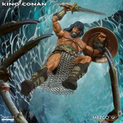 Conan el Bárbaro Figura 1/12 King Conan 17 cm MEZCO TOYS119