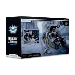 DC Multiverse Vehículo Tumbler with Lucuis Fox (The Dark Knight) (Gold Label) McFarlane Toys 