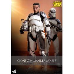 Star Wars: The Clone Wars Figura 1/6 Clone Commander Wolffe 30 cm Hot Toys 