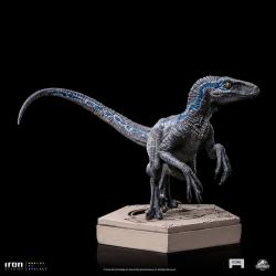 Parque Jurasico Icons Estatua Velociraptor B Blue 7 cm Iron Studios