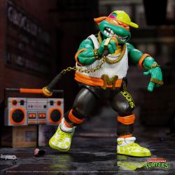 Teenage Mutant Ninja Turtles Figura Ultimates Rappin\' Mike 18 cm Super7 