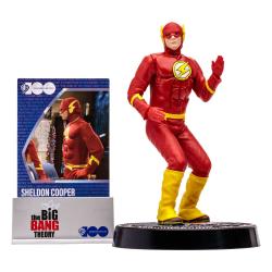 Big Bang Figura Movie Maniacs Sheldon Cooper as The Flash 15 cm McFarlane Toys 