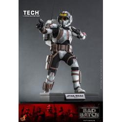 Hot Toys TMS098 Star Wars: The Bad Batch Collectible Action Figurine 1/6 Tech 31cm