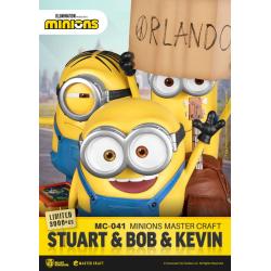 Los Minions Estatua Master Craft Stuart & Bob & Kevin 35 cm  Beast Kingdom 