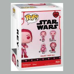 Star Wars Valentines POP! Star Wars Vinyl Figura Rey 9 cm FUNKO